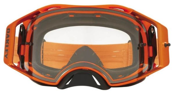 Oakley Airbrake MX Moto Goggles Orange Clear