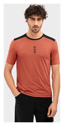 T-shirt cyclisme gravel homme Tushar Argile