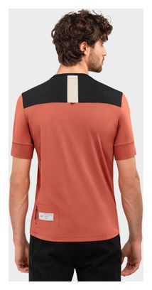 T-shirt cyclisme gravel homme Tushar Argile
