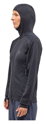 Haglöfs L.I.M Mid Multi II Kapuzenfleece Schwarz Women