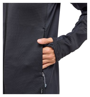 Haglöfs L.I.M Mid Multi II Kapuzenfleece Schwarz Women