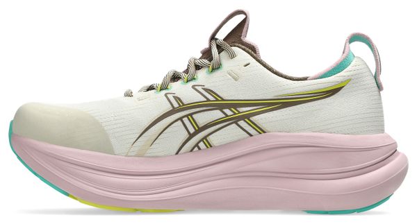 Scarpe da corsa Asics Gel-Nimbus 28 TR Beige/Rosa/Giallo Donna