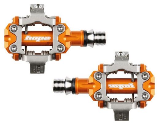 Pair of Hope Union RC Orange Automatic Pedals