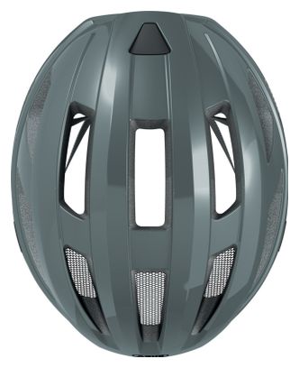 Casque Vélo ABUS Macator – Gris, Taille M (52-58cm), Réglable, Course