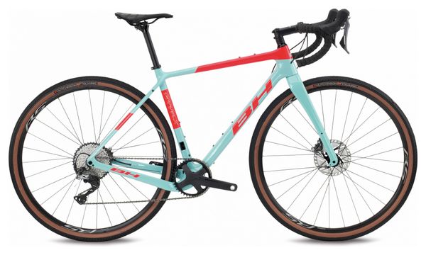 Gravel Bike BH GravelX Evo Shimano GRX 11V 700 mm Green Red 2022