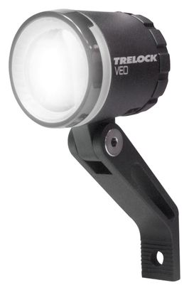 Phare Avant Vélo Sans Fil Trelock LS 480 LED - Noir, Léger (135g), Rechargeable Par USB