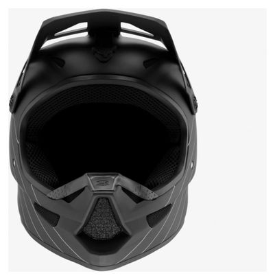 100% Status Black full face helmet