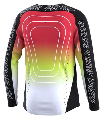 Langarm Trikot Kinder Troy Lee Designs Sprint Richter Schwarz/Mehrfarbig Kid XL