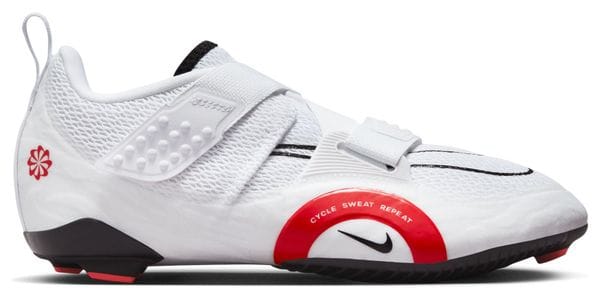 Chaussures de Cross Training Femme Nike SuperRep Cycle 2 Next Nature Blanc Rouge