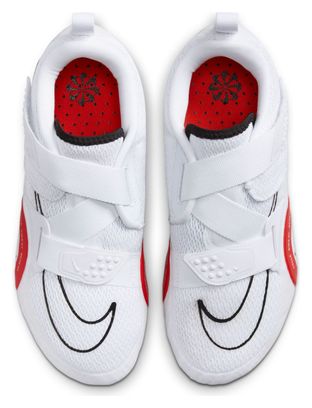 Nike SuperRep Cycle 2 Next Nature White Red Women's Cross Training Shoes