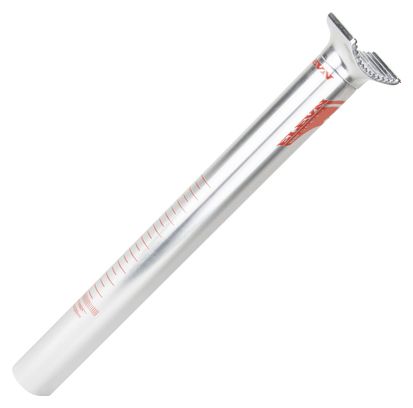 Tija de sillín Elevn Pivotal Aero 25,4 mm Plata/Rojo
