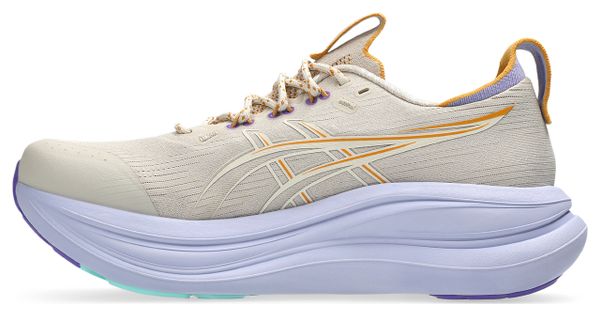 Chaussures Running Asics Gel-Nimbus 28 TR Beige/Violet Femme