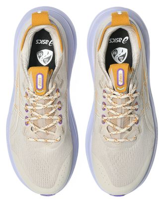 Chaussures Running Asics Gel-Nimbus 28 TR Beige/Violet Femme