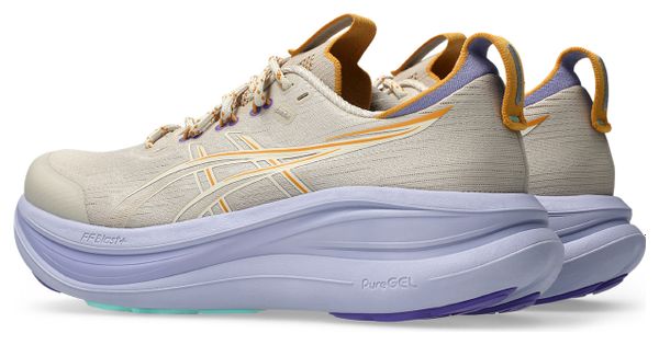 Chaussures Running Asics Gel-Nimbus 28 TR Beige/Violet Femme