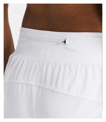 Under Armour Launch Pro White Women's Split Shorts