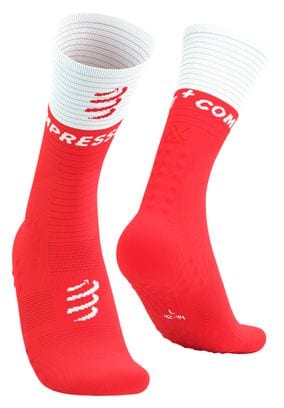 Compressport Mid Compression Socks V2.0 Red/White