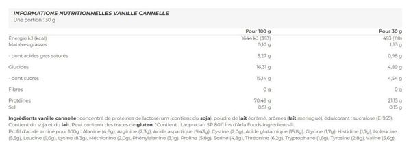 Ultimate Whey Protein (2kg) - Bigman - Vanille Cannelle - Whey Protéine