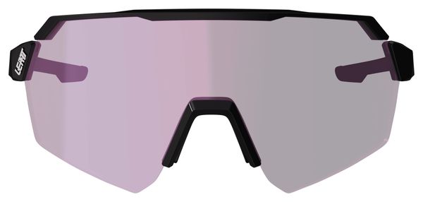 Lunettes Leatt RideViz Lite Cryztal Satin Noir/Verre Iriz Violet