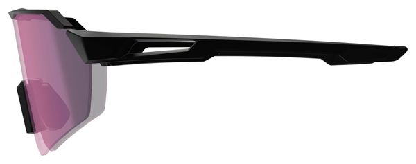 Lunettes Leatt RideViz Lite Cryztal Satin Noir/Verre Iriz Violet
