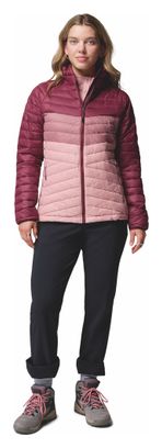 Piumino Columbia Powder Pass Rosa Donna 