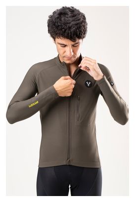 Maillot térmico de manga larga LeBram Training Caqui Verde