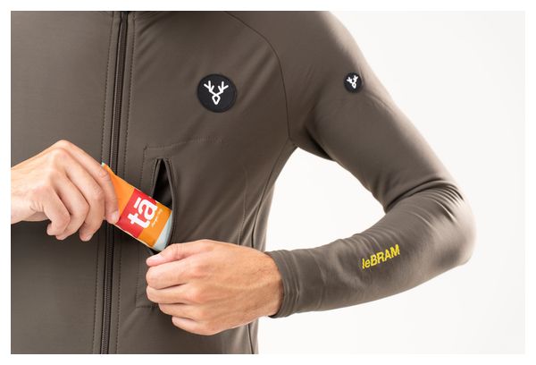 Maillot térmico de manga larga LeBram Training Caqui Verde