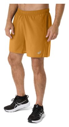 Pantalones cortos Asics Core 7in naranja para hombre