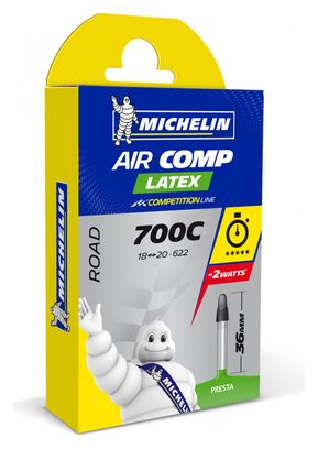 Michelin A1 AirComp Latex Rennradrohr 700x18c - 700x20c Presta 36 mm