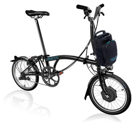 Brompton M6L 6V 300 Wh 20 Electric Folding Bike Black Alltricks