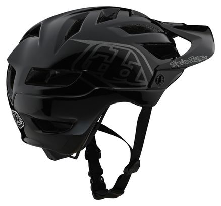 Troy Lee Designs A1 Drone Helmet Black Silver Kids