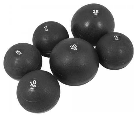 Slam Ball Caoutchouc de 3kg à 20Kg - Poids : LOT DE 6