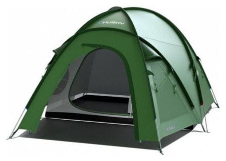 Tente Husky Bigless 5-tente familiale - 5 personnes - Verte