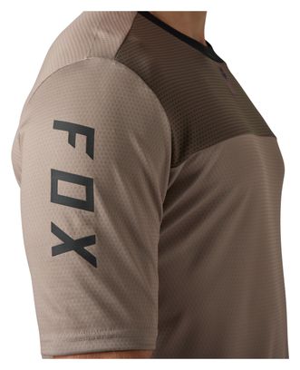 Fox Defend Beige Short Sleeve Jersey