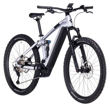 Cube Stereo Hybrid 120 Race 750 Electric Full Suspension MTB Shimano Deore/XT 12S 750 Wh 29'' Polar Silver 2023