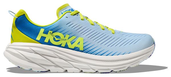 Chaussures de Running Hoka Rincon 3 Blanc Bleu Jaune
