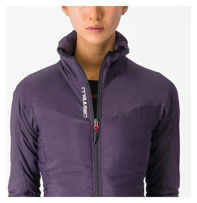 Chaqueta de manga larga Castelli Fly Thermal Violeta para mujer