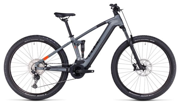 Cube Stereo Hybrid 120 Pro 750 Electric Full Suspension MTB Shimano Deore 12S 750 Wh 27.5'' Flash Grey 2023
