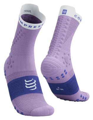 Compressport Pro Racing Socks v4.0 Trail Malva/Azul