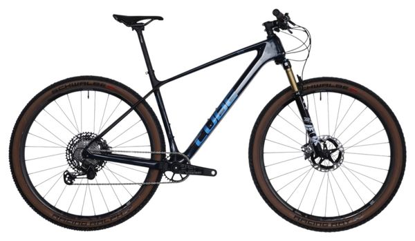 VTT Semi-Rigide Cube Elite C:68X SLT Shimano XTR 12V 29'' Gris Bleu Teamline 2023 - Produit Reconditionné 