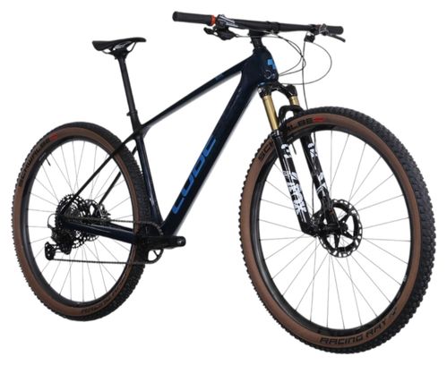 VTT Semi-Rigide Cube Elite C:68X SLT Shimano XTR 12V 29'' Gris Bleu Teamline 2023 - Produit Reconditionné 