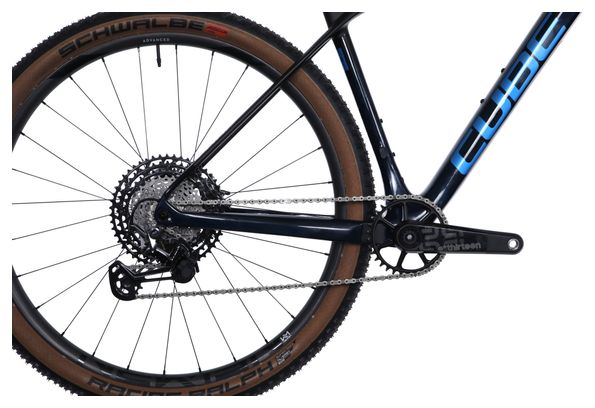 VTT Semi-Rigide Cube Elite C:68X SLT Shimano XTR 12V 29'' Gris Bleu Teamline 2023 - Produit Reconditionné 