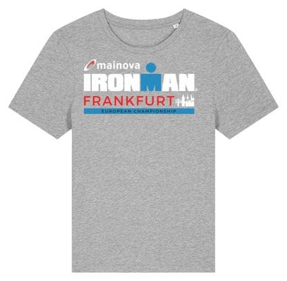 T-Shirt Manches Courtes Ironman Frankfurt Gris Femme