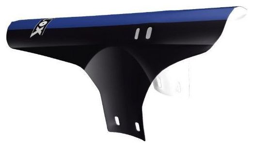 Garde-boue avant vélo - noir/bleu