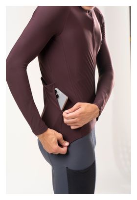 Maillot Manches Longues LeBram Off-Road Mi-Saison Bordeaux