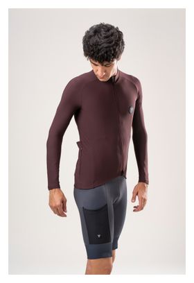 Maillot Manches Longues LeBram Off-Road Mi-Saison Bordeaux