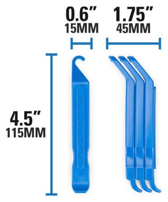 Juego de palancas para neumáticos Park Tool TL-1.2C (x3)