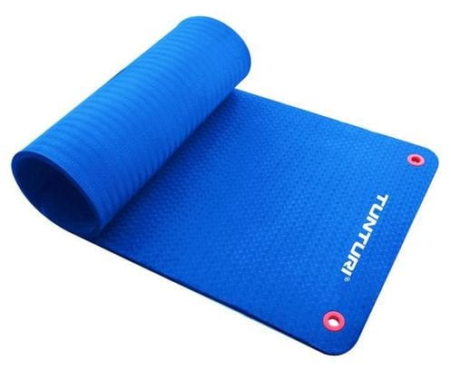 TUNTURI Matelas tapis fitness Pro 140cm bleu