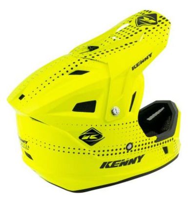 Full Face Helmet Kenny Decade Graphic Lunis Neon Yellow