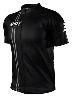 Maillot Manches Courtes Shot Unlimited Zip Noir