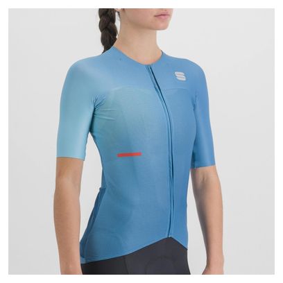 Sportful Light Pro Damen Kurzarmtrikot Hellblau